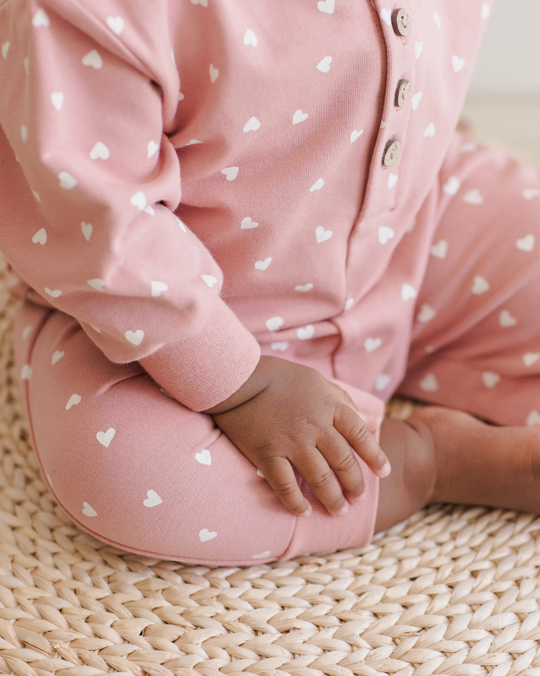 -Relaxed Jumpsuit || Lipstick Hearts-
