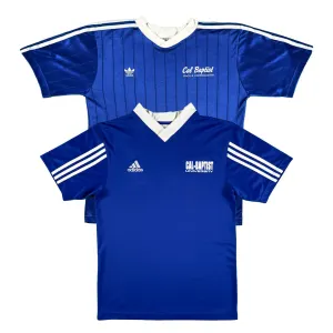 00s Adidas Blue Cal Baptist Soccer Jerseys- SELECT KIT