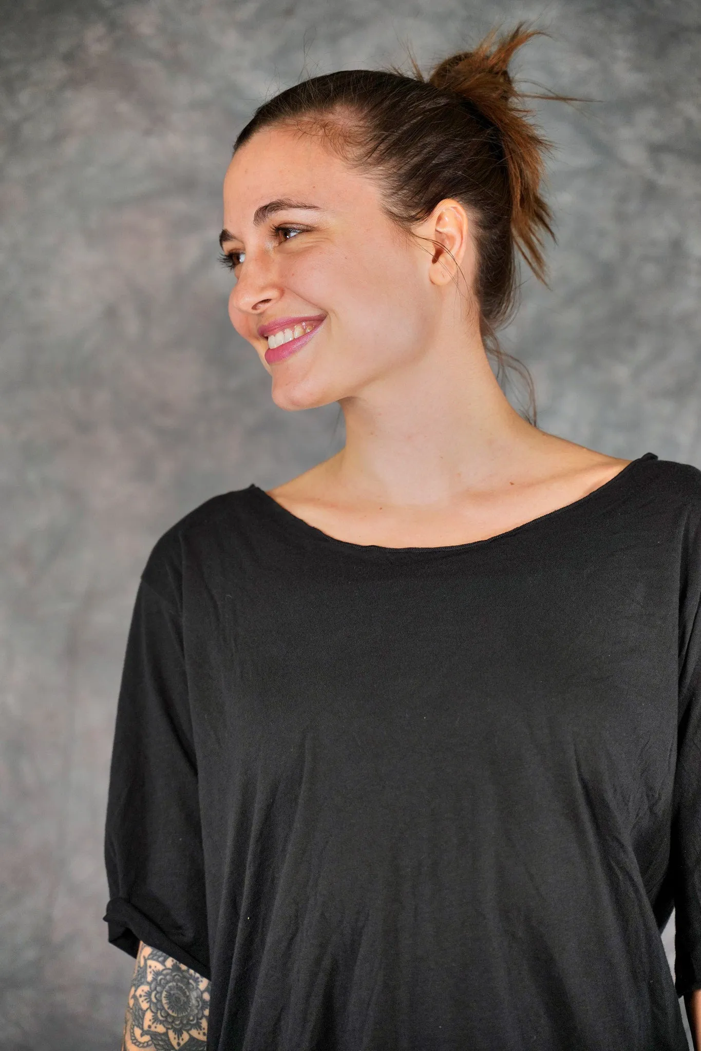 1149 Layer Tee Black-U