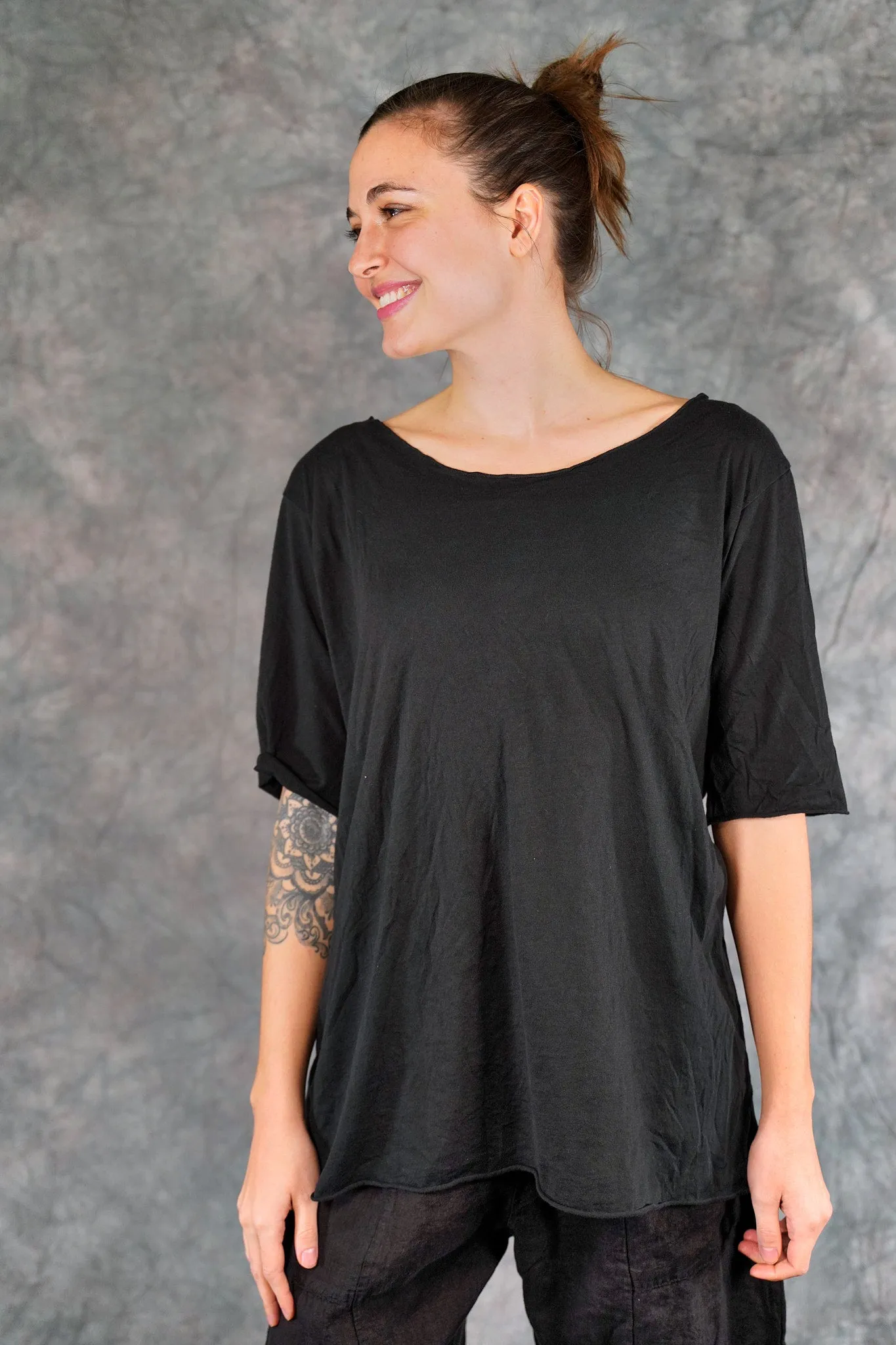 1149 Layer Tee Black-U