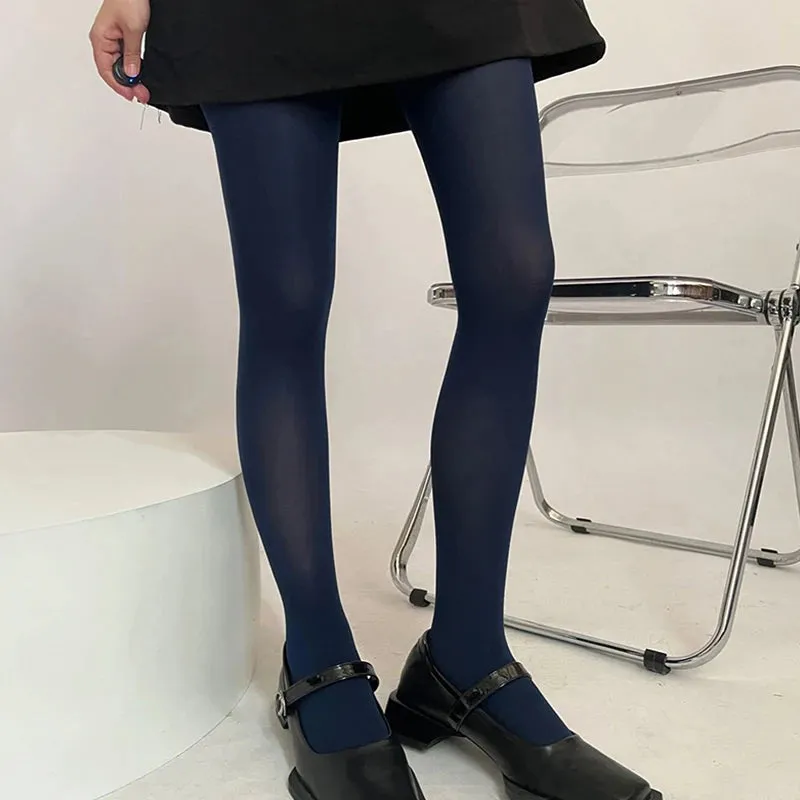 27-Color Velvet Large Elastic Tights  - Seamless Candy Pantyhose