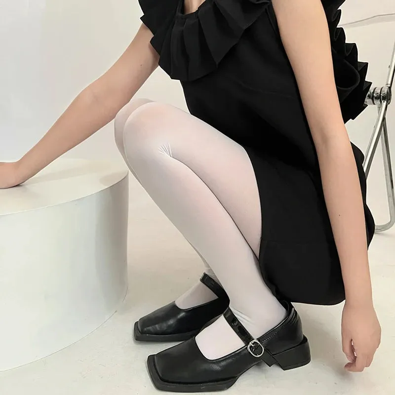 27-Color Velvet Large Elastic Tights  - Seamless Candy Pantyhose