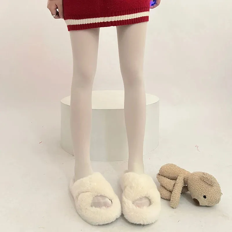 27-Color Velvet Large Elastic Tights  - Seamless Candy Pantyhose