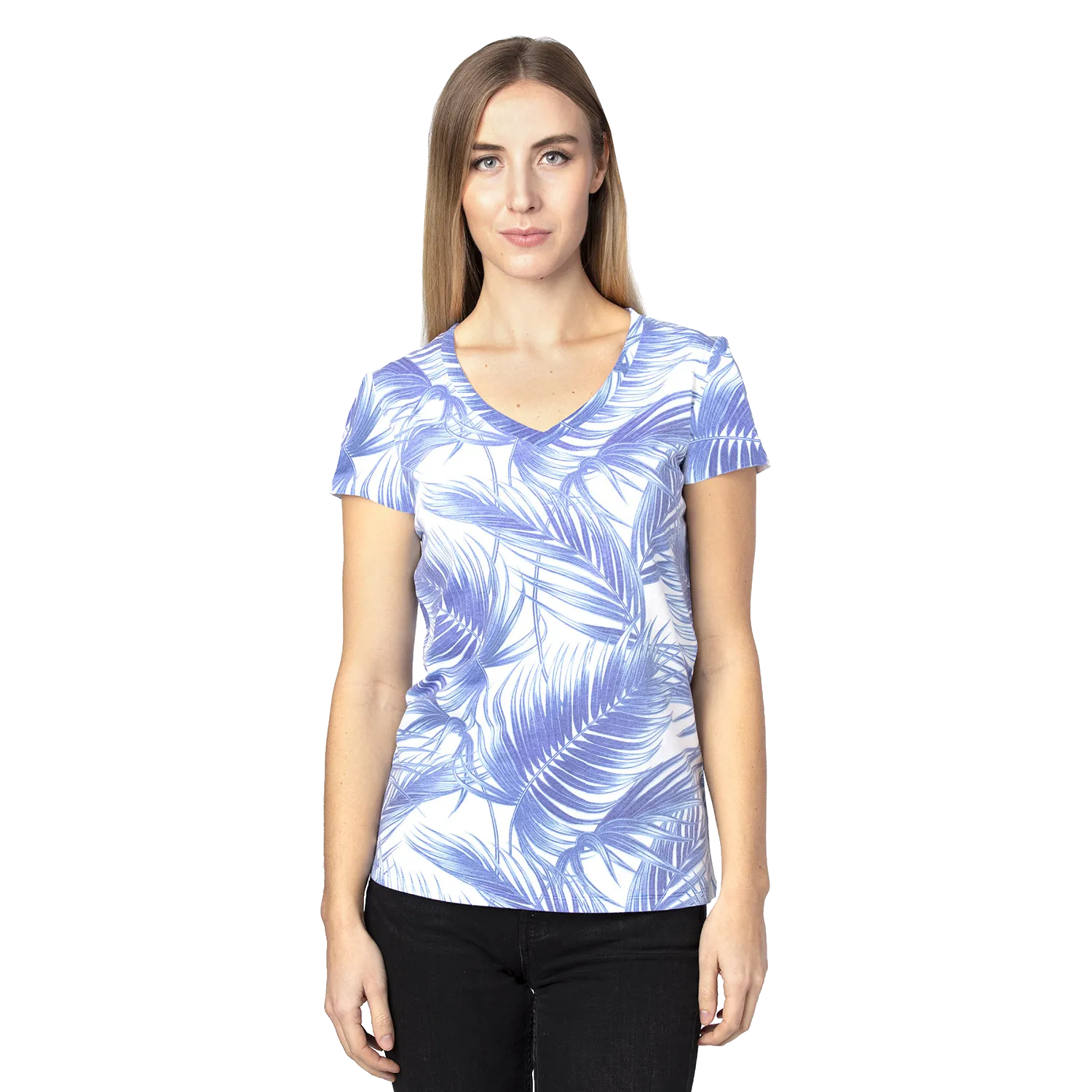 A1964W Ladies Ultimate V-Neck Tee