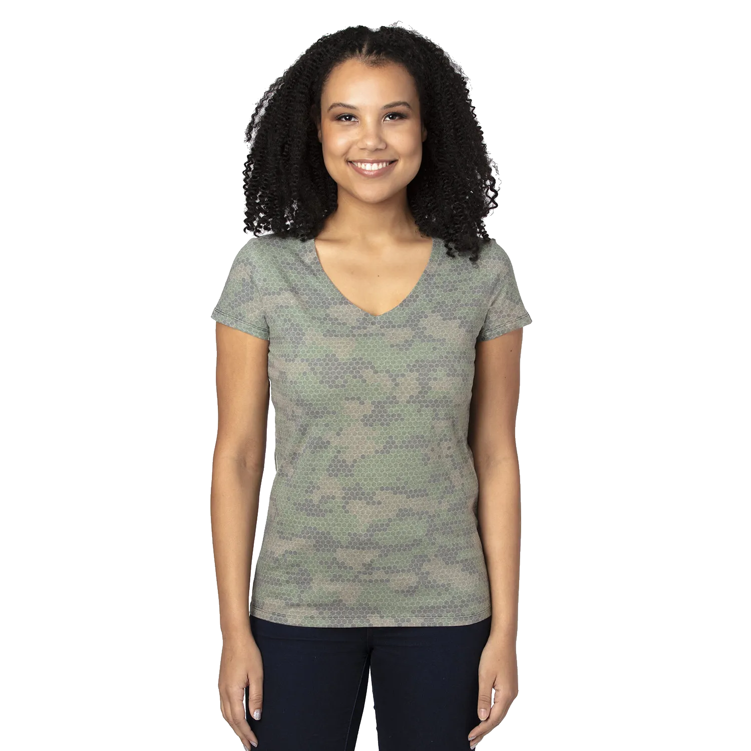 A1964W Ladies Ultimate V-Neck Tee
