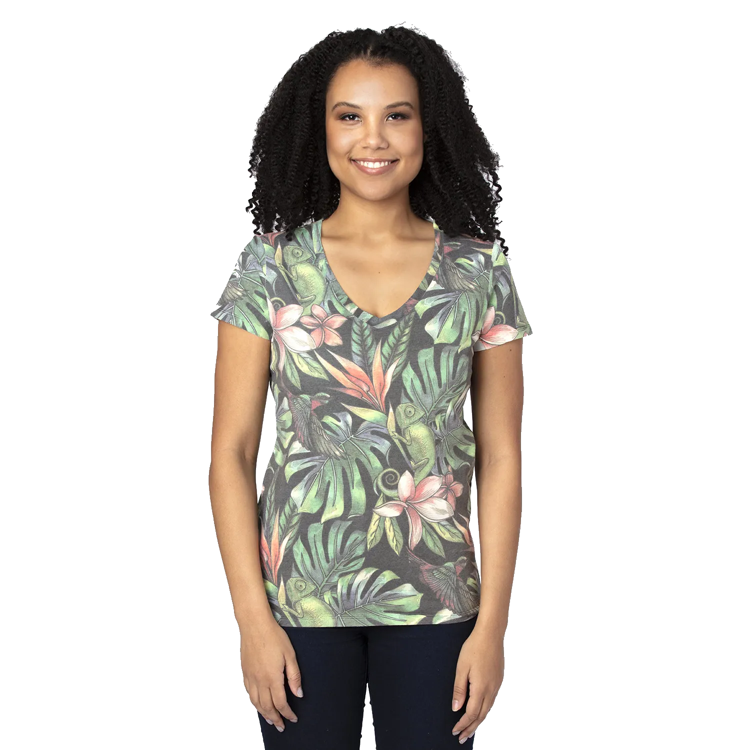 A1964W Ladies Ultimate V-Neck Tee