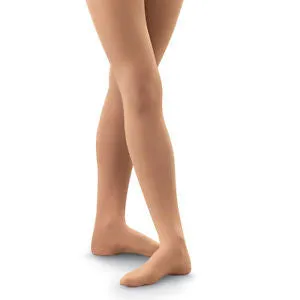 Adult Total Stretch Footed Tights A30 - Jazzy Tan, Black - Sizes L/XL, Tall