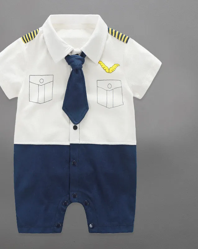 Baby Boys Rompers Summer Baby Boy Clothing Sets Roupas Bebes Short Sleeve Infant Baby Boy Jumpsuits born Baby Clothes
