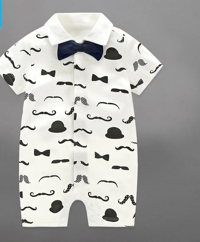 Baby Boys Rompers Summer Baby Boy Clothing Sets Roupas Bebes Short Sleeve Infant Baby Boy Jumpsuits born Baby Clothes