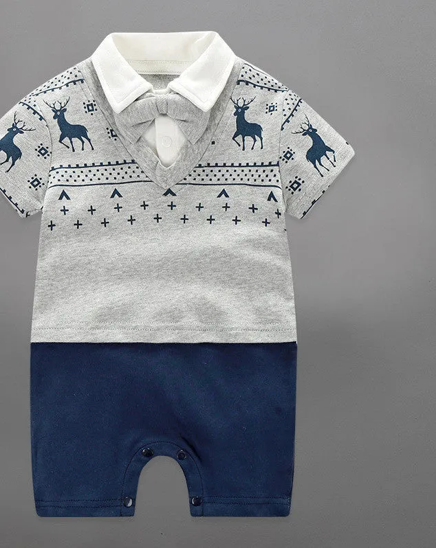 Baby Boys Rompers Summer Baby Boy Clothing Sets Roupas Bebes Short Sleeve Infant Baby Boy Jumpsuits born Baby Clothes
