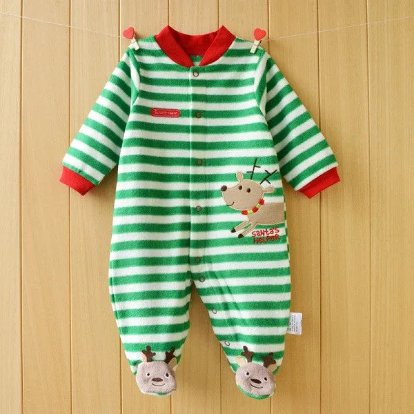 Baby Rompers clothes long sleeved coveralls for borns Boy Girl Polar Fleece baby Clothing
