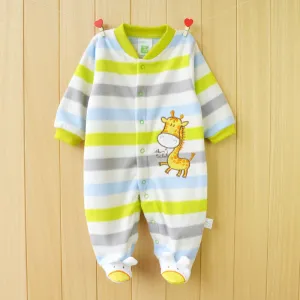 Baby Rompers clothes long sleeved coveralls for borns Boy Girl Polar Fleece baby Clothing