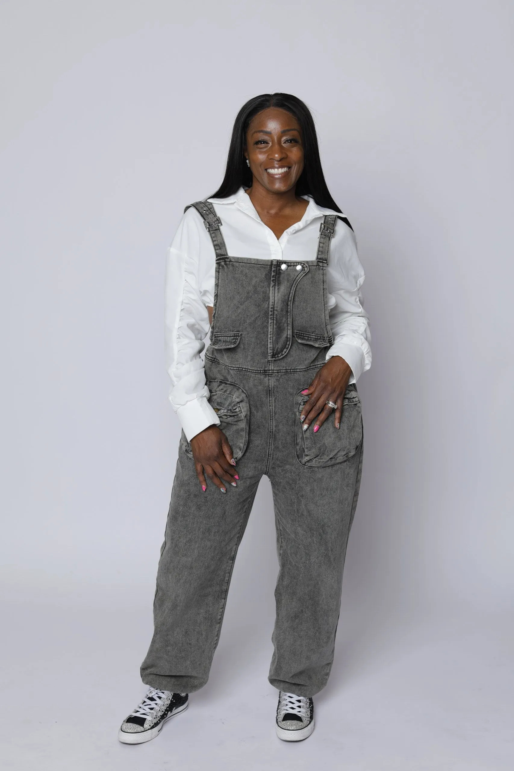 Baggy Denim Jumpsuit