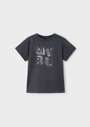 Basic Letter Print T-Shirt