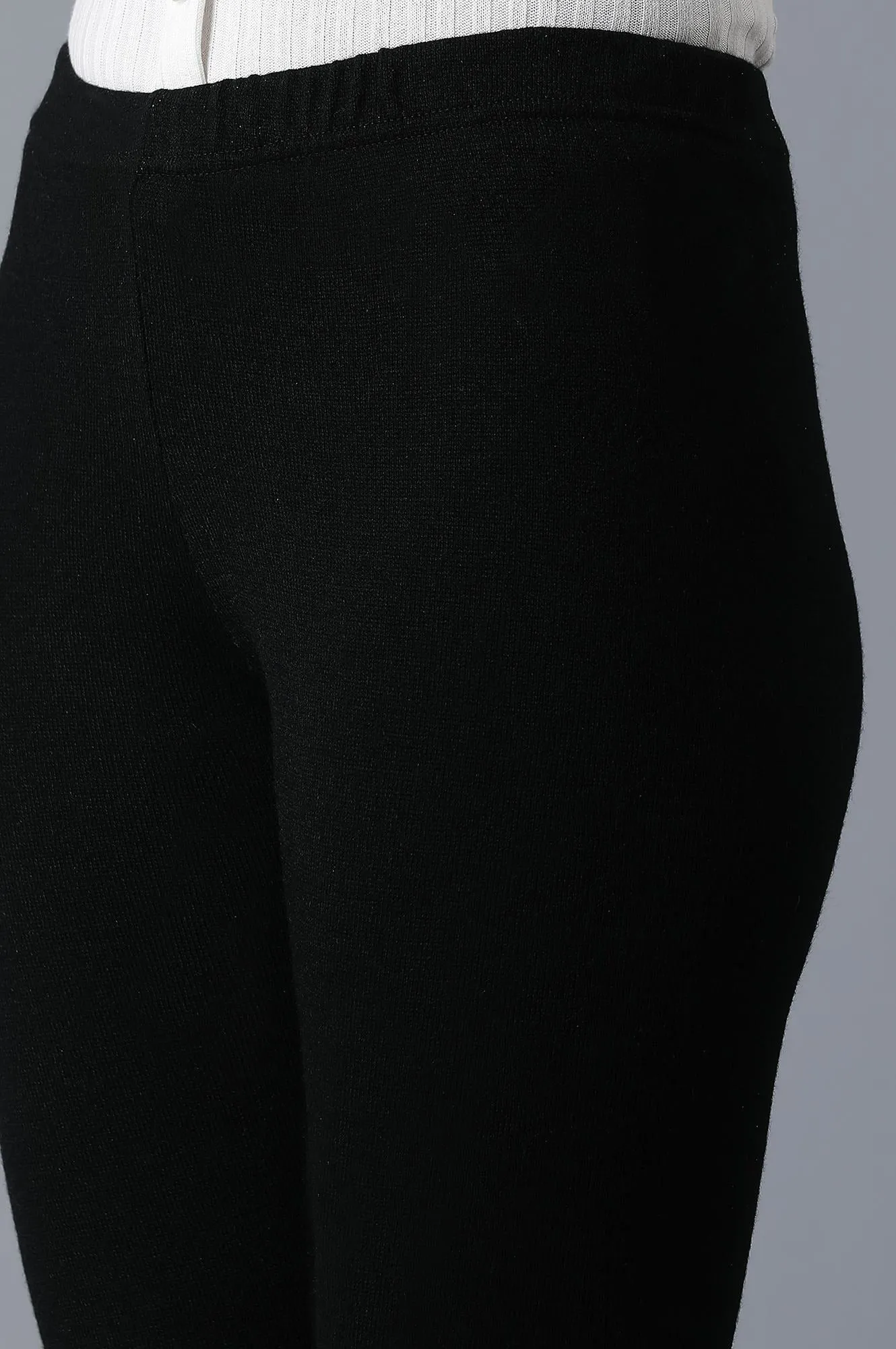 Black Ankle Length Tights