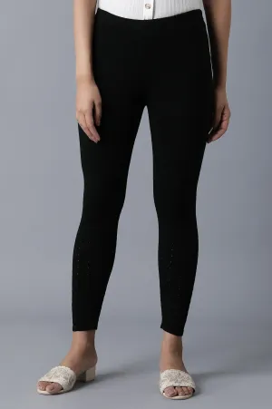 Black Ankle Length Tights