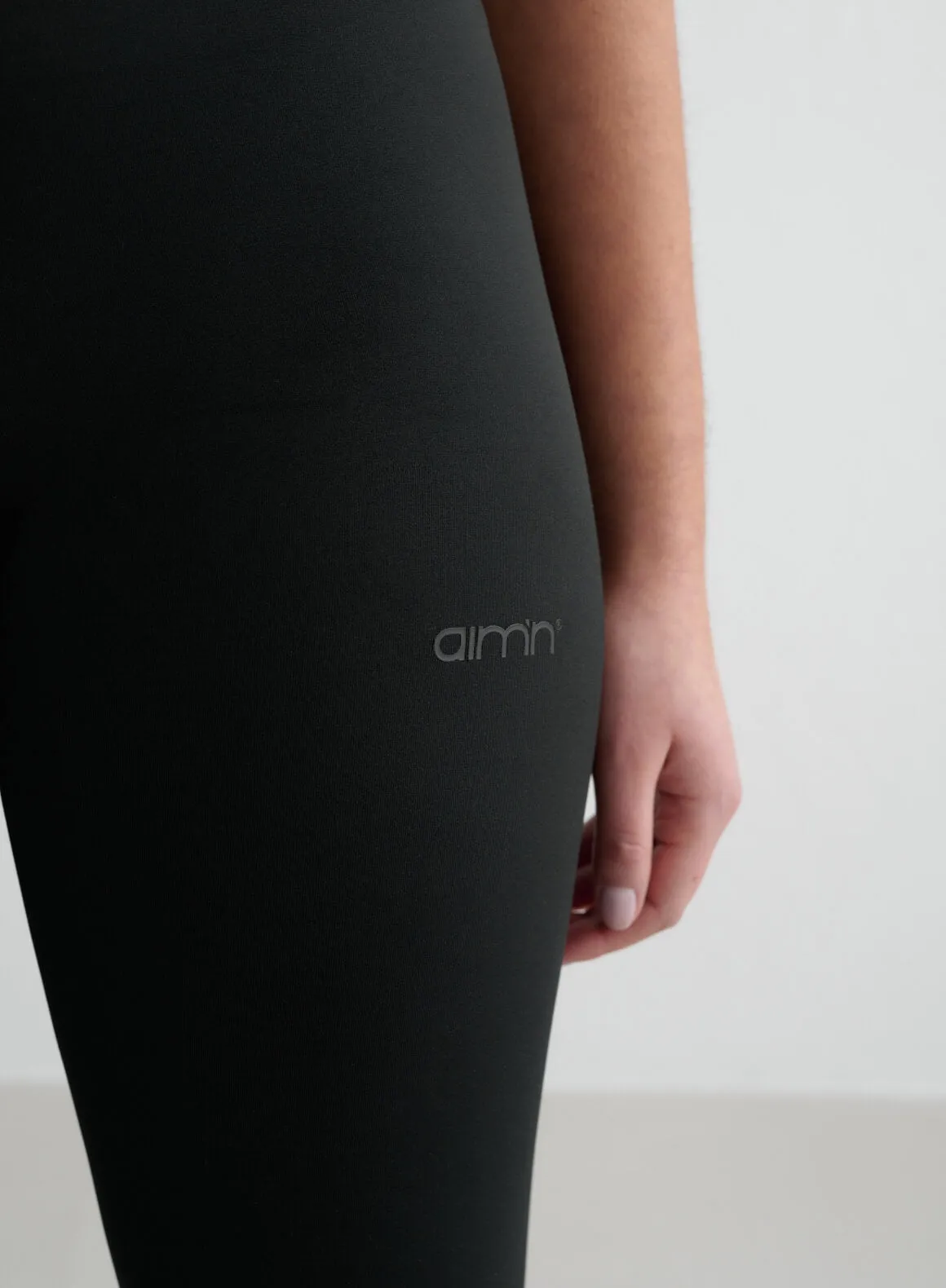 Black Monochrome Core Flare Tights