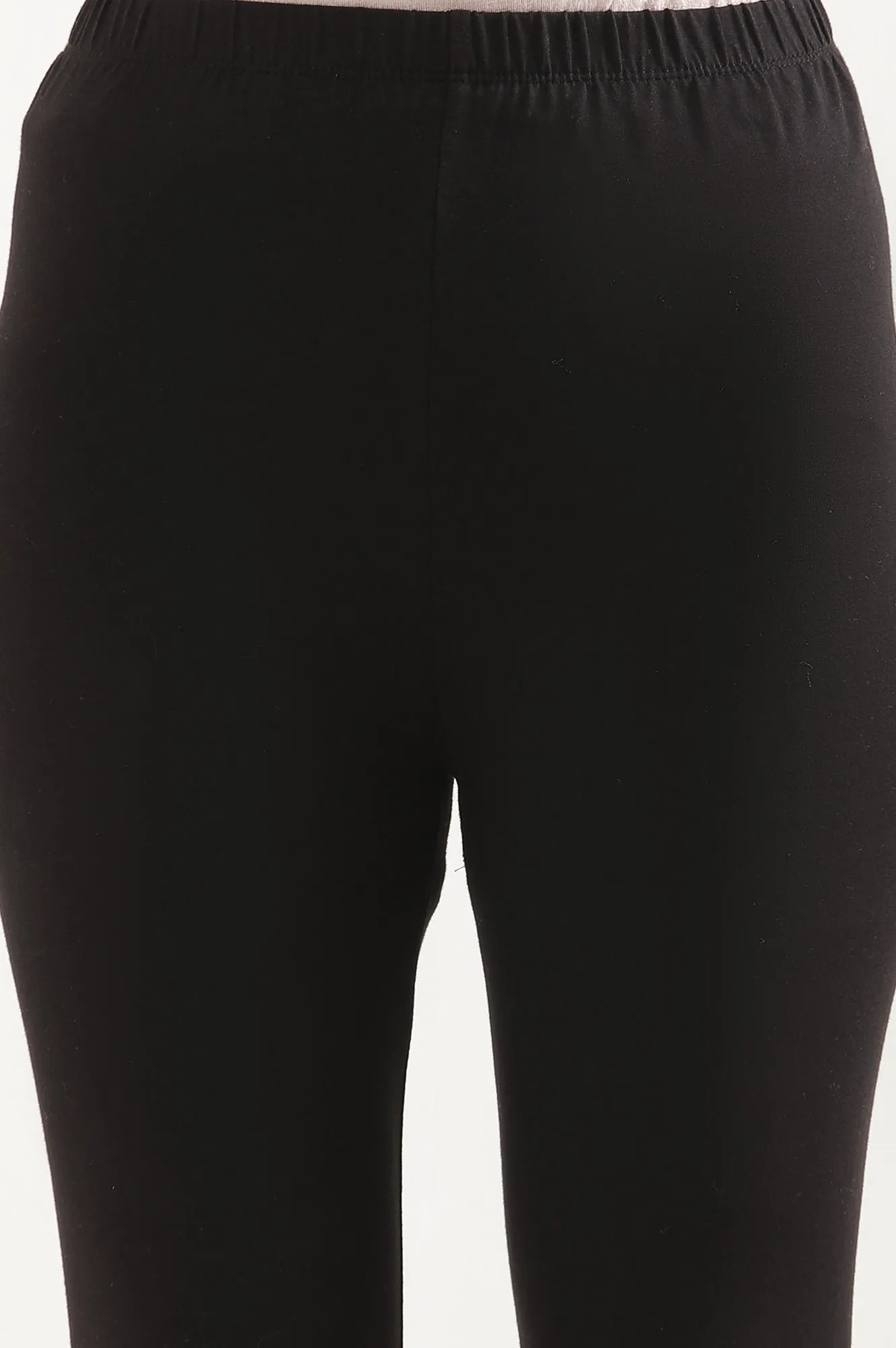 Black Solid Tights