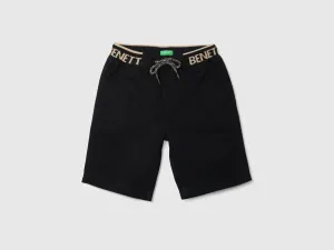 Boys Woven Solid Shorts