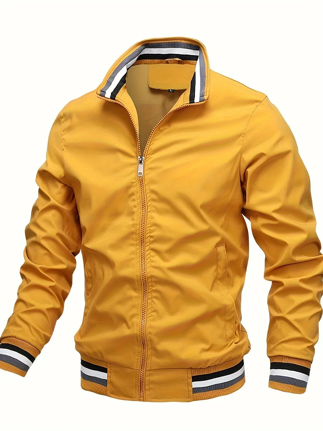 Bruno Amalfi Collar Bomber Jacket