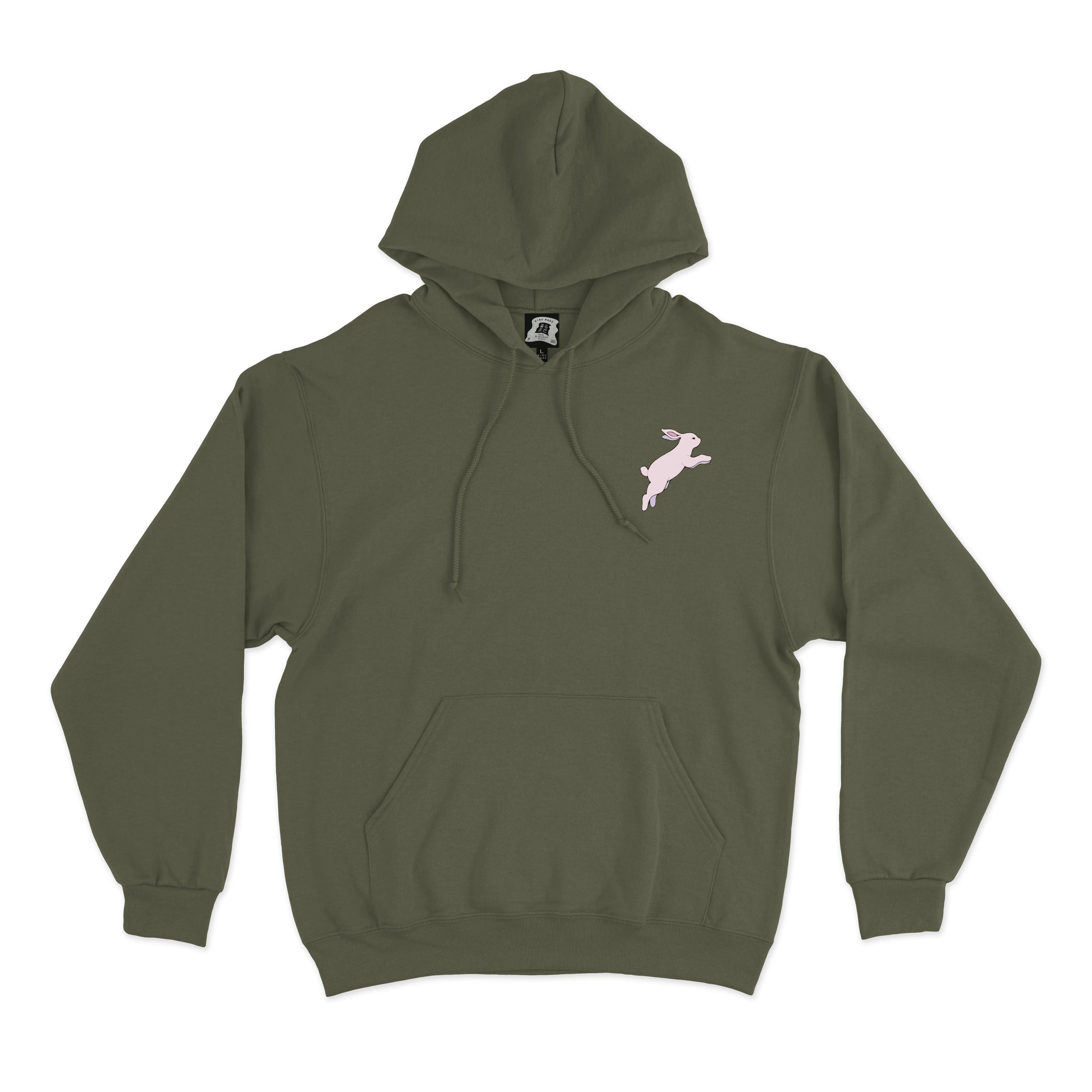 “Bunny" Basic Hoodie Khaki