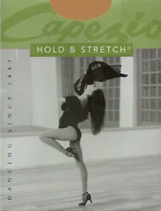 Capezio Hold and stretch black footless tights