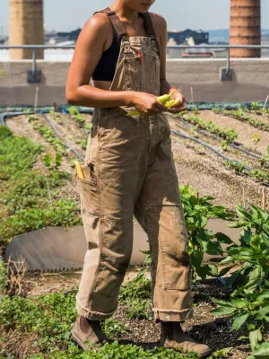 Carly™ | Women's Canvas Dungarees with Relaxed Fit