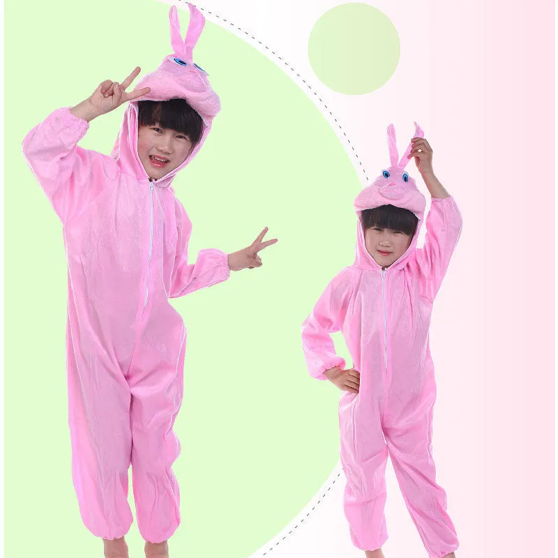 Cartoon Children Kids Animal Costume Cosplay Clothing Dinosaur Tiger Elephant Halloween Animals Costumes Jumpsuit for Boy Girl
