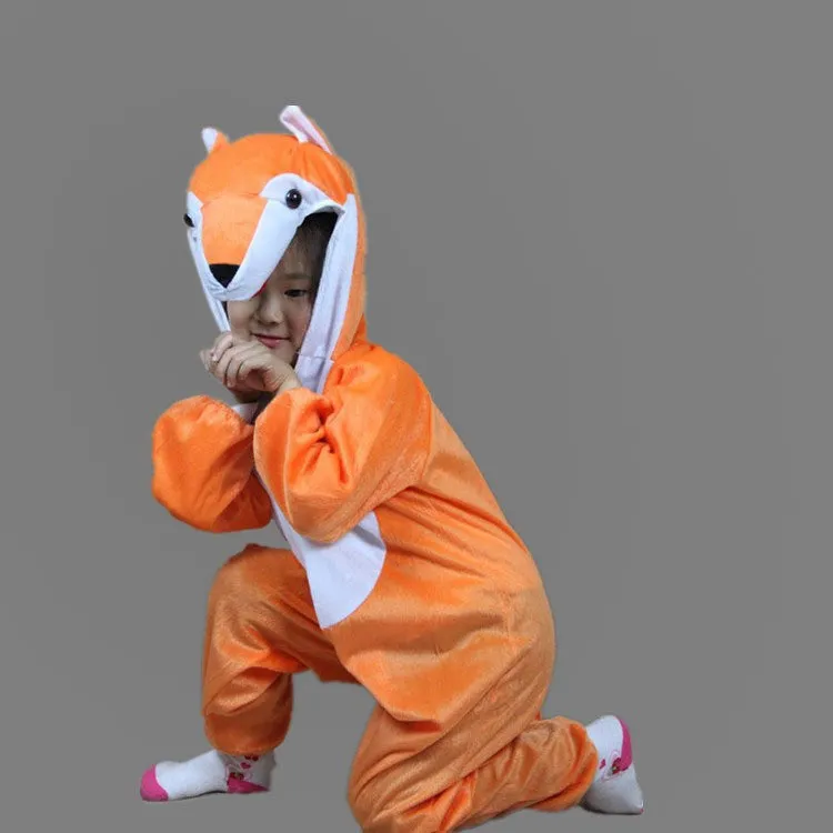 Cartoon Children Kids Animal Costume Cosplay Clothing Dinosaur Tiger Elephant Halloween Animals Costumes Jumpsuit for Boy Girl