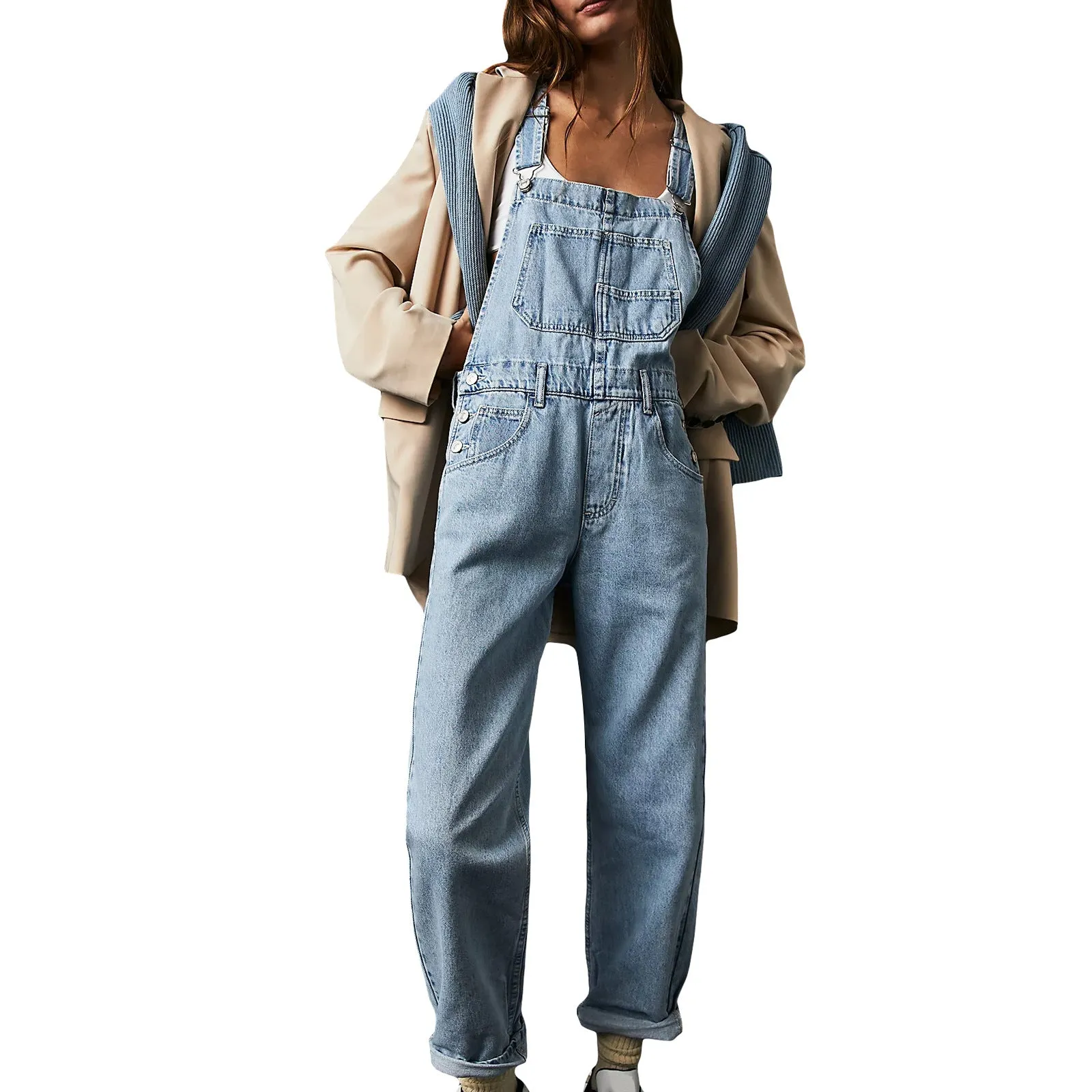 Casual suspender jeans-D770 | Inspanda