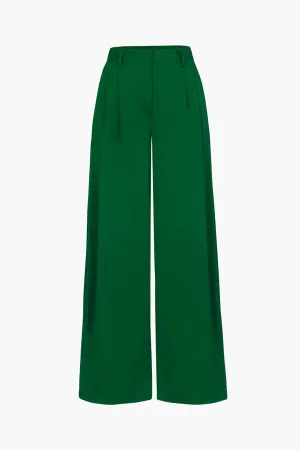 Charlene - Basic Wide Leg Design Woman's Suit Pants