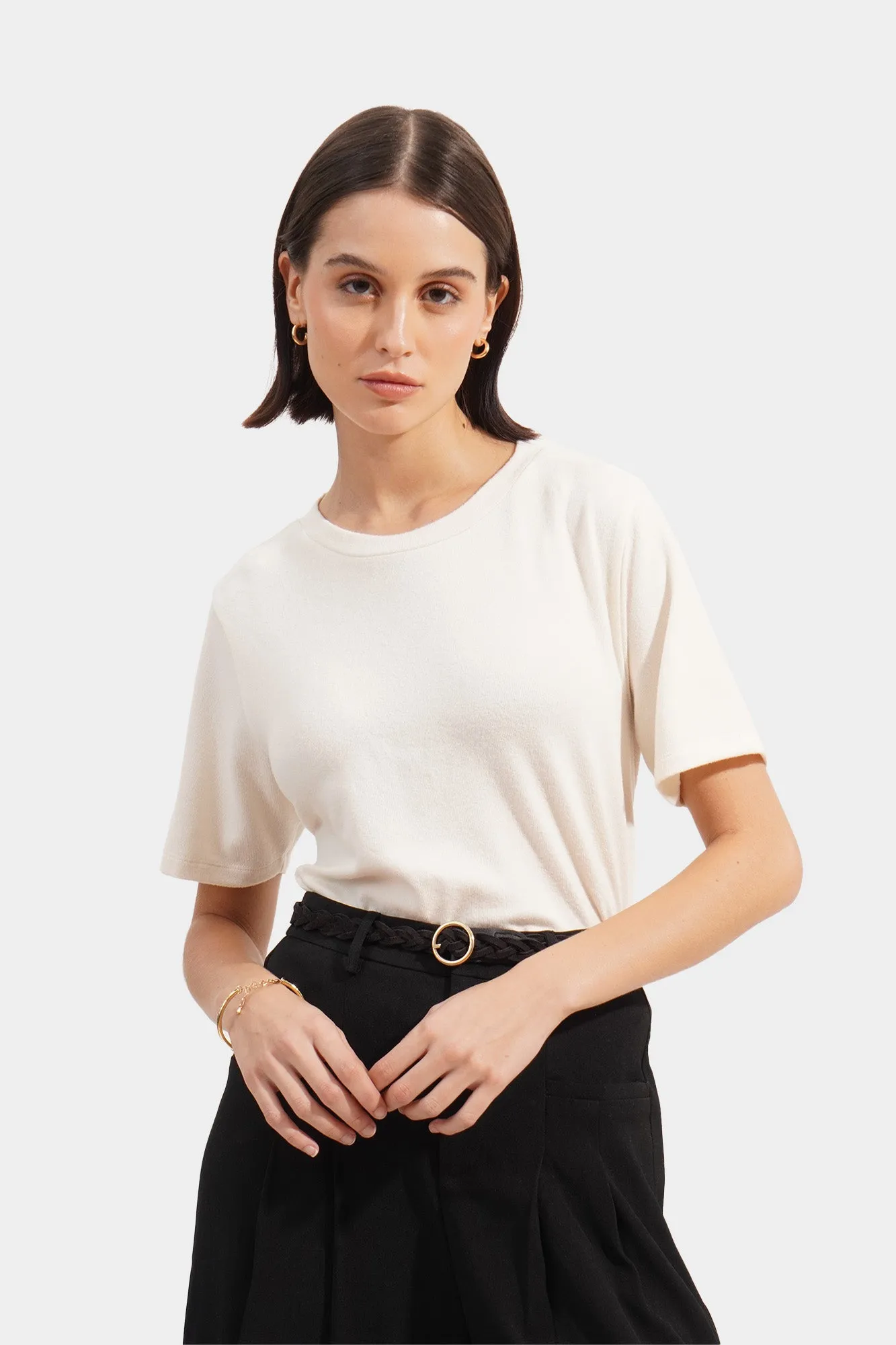 Closet Staples Round Neck Summer Knit Tee