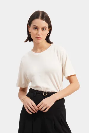Closet Staples Round Neck Summer Knit Tee