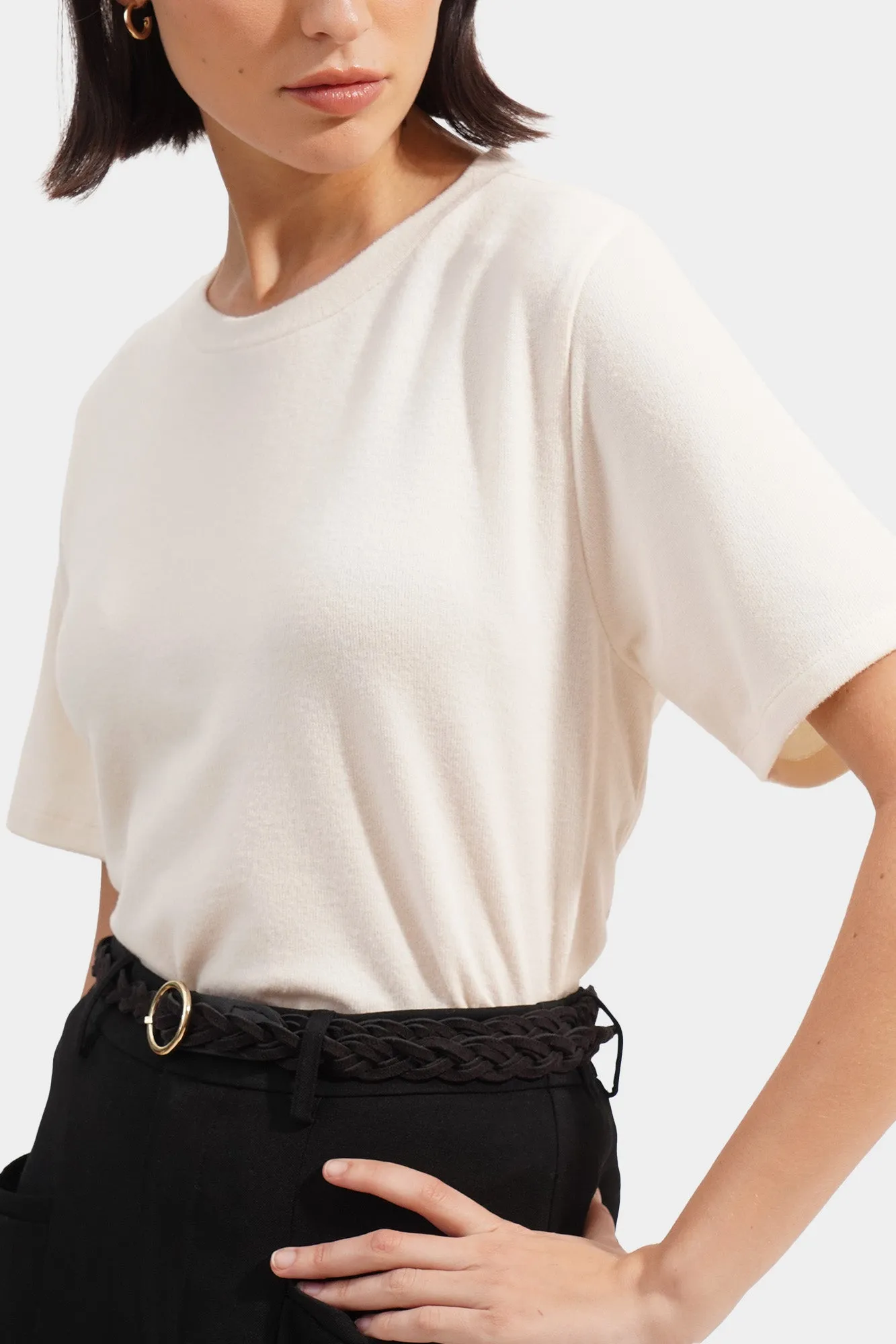 Closet Staples Round Neck Summer Knit Tee