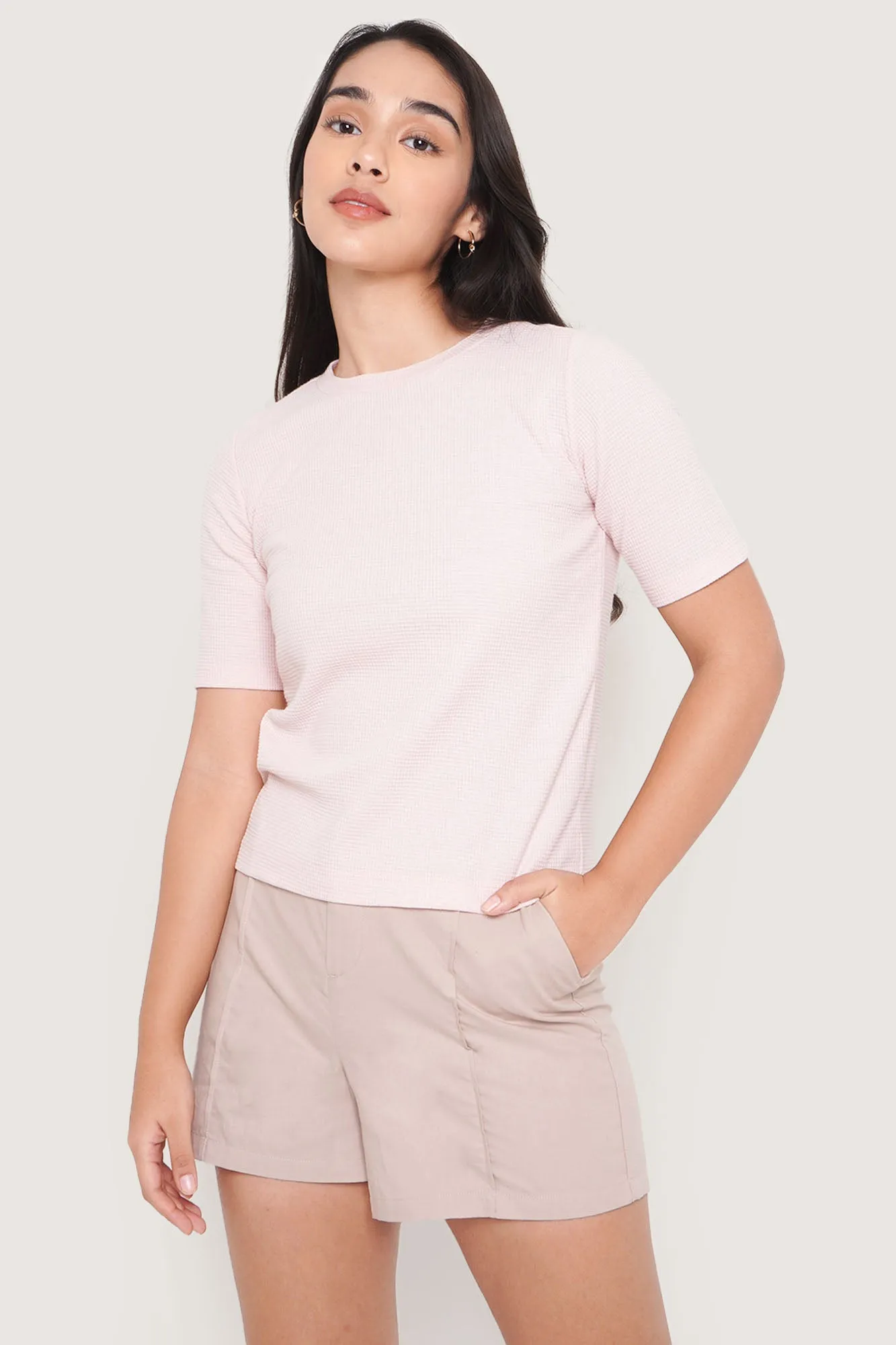 Closet Staples Slim Fit Textured Tee