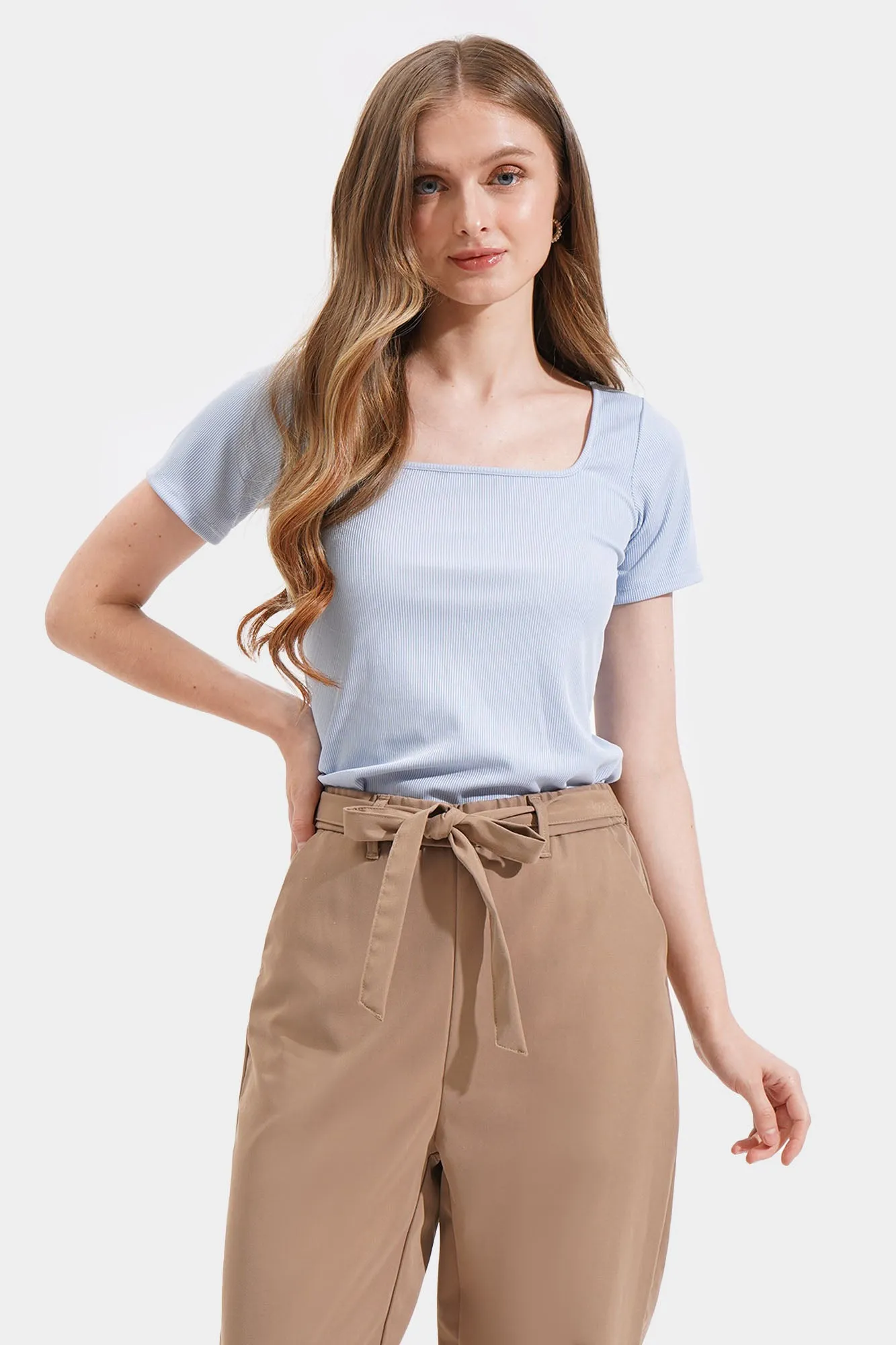 Closet Staples Square Neck Tee
