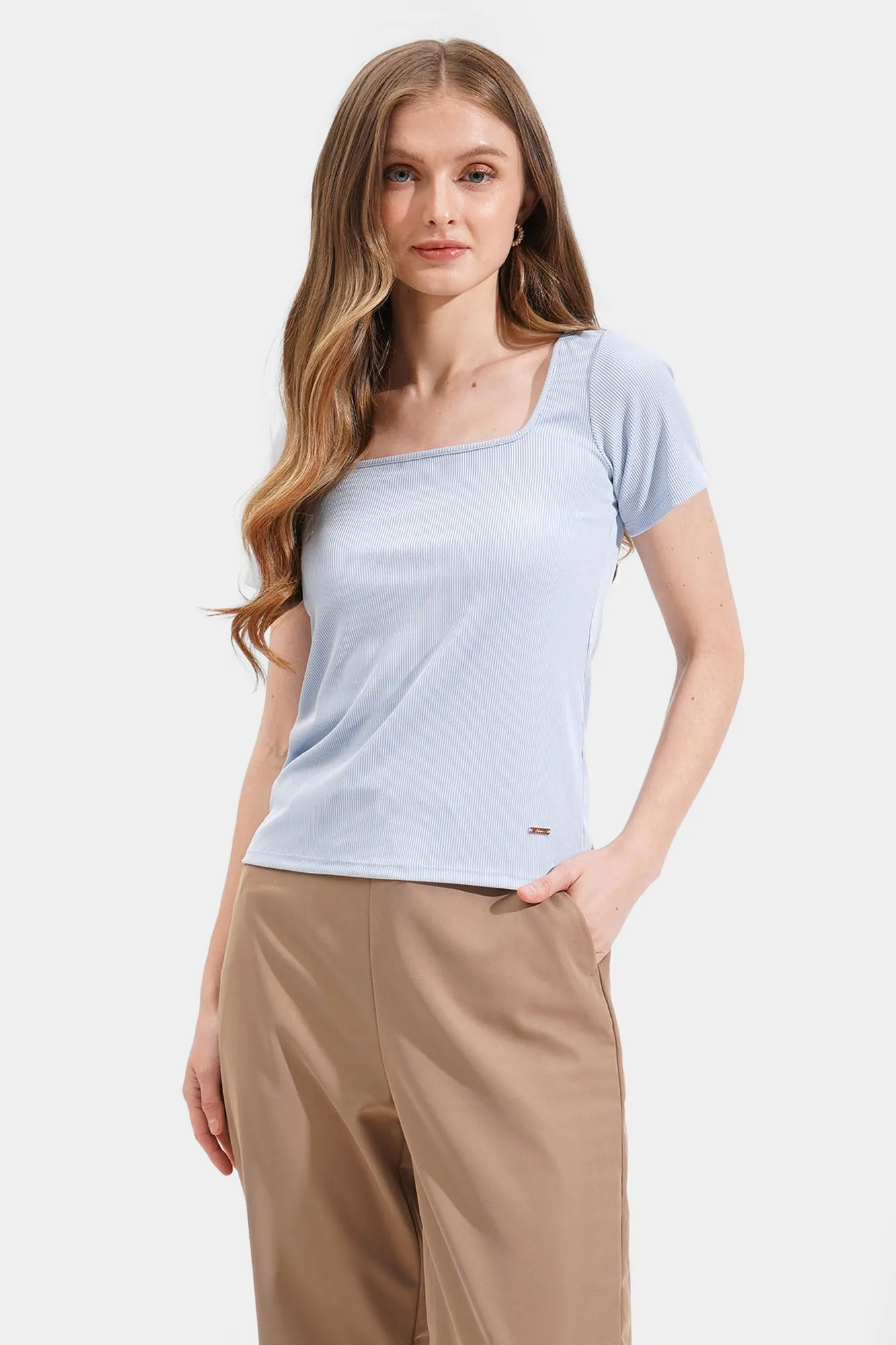 Closet Staples Square Neck Tee