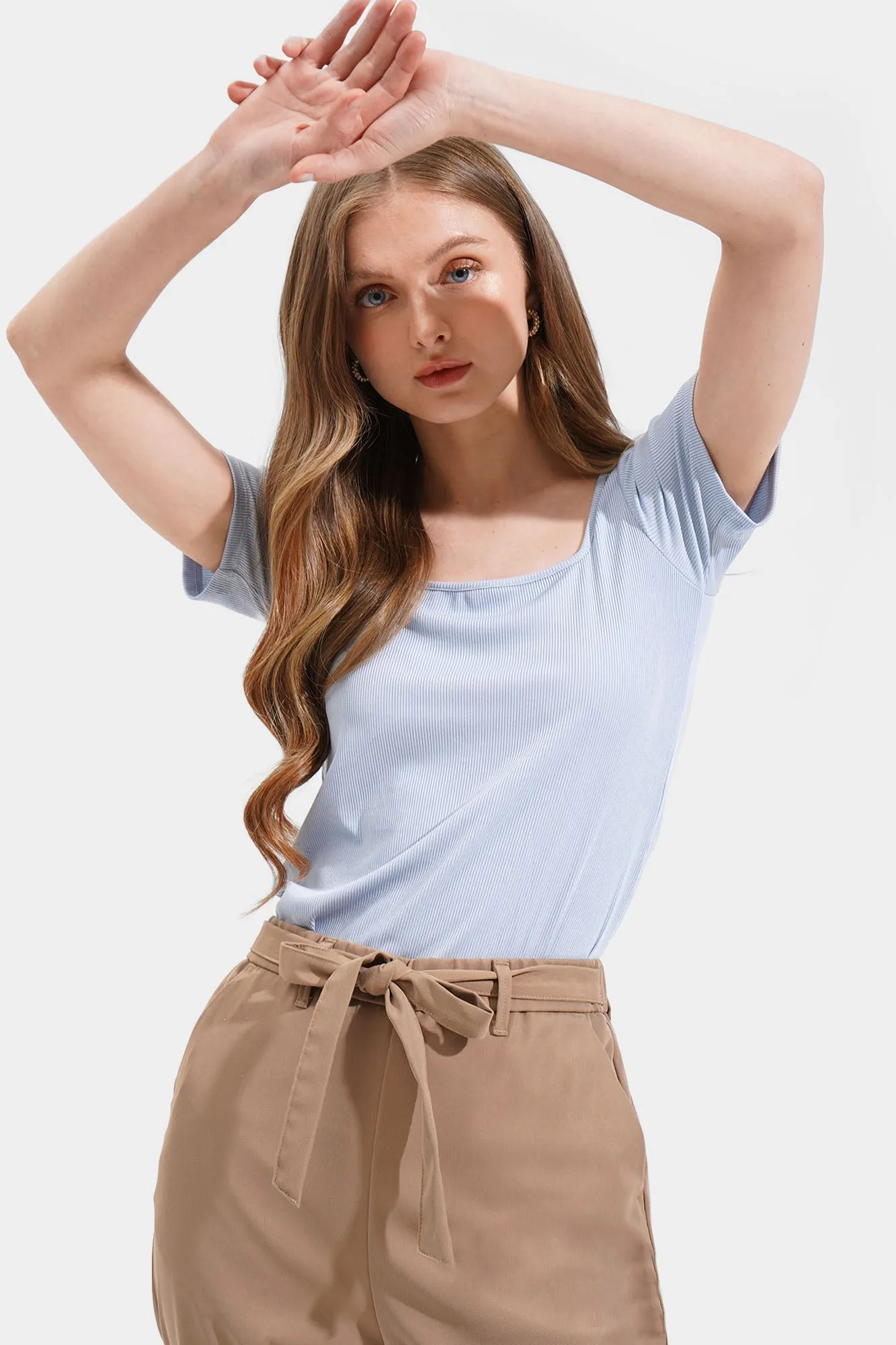Closet Staples Square Neck Tee