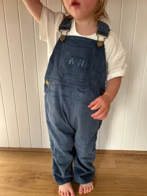 Corduroy Overalls | Navy