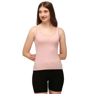 Cotton spandex Camisole with Lace Detailing