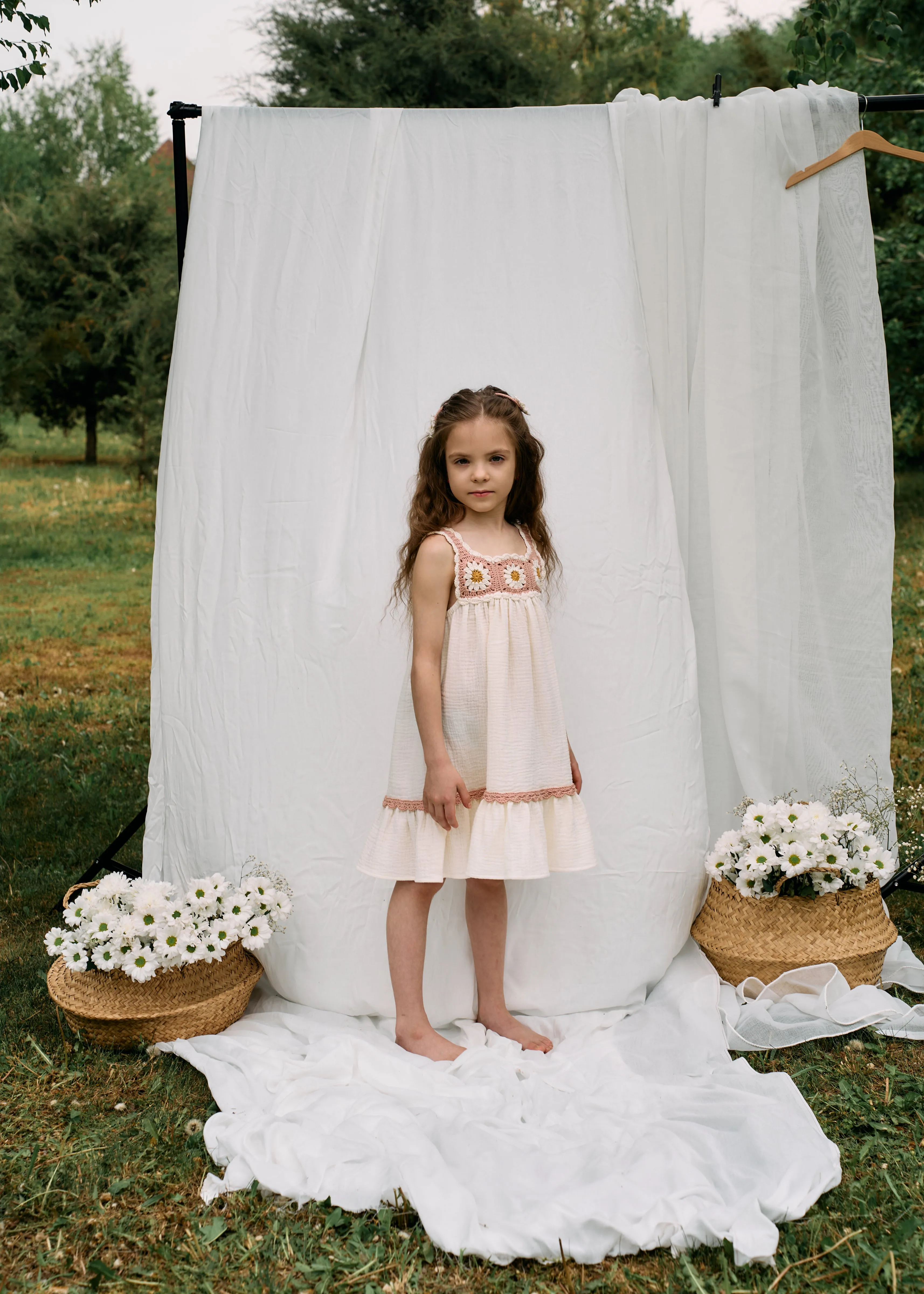 Daisy Dress | Powder pink | In Stock (4-5 y)
