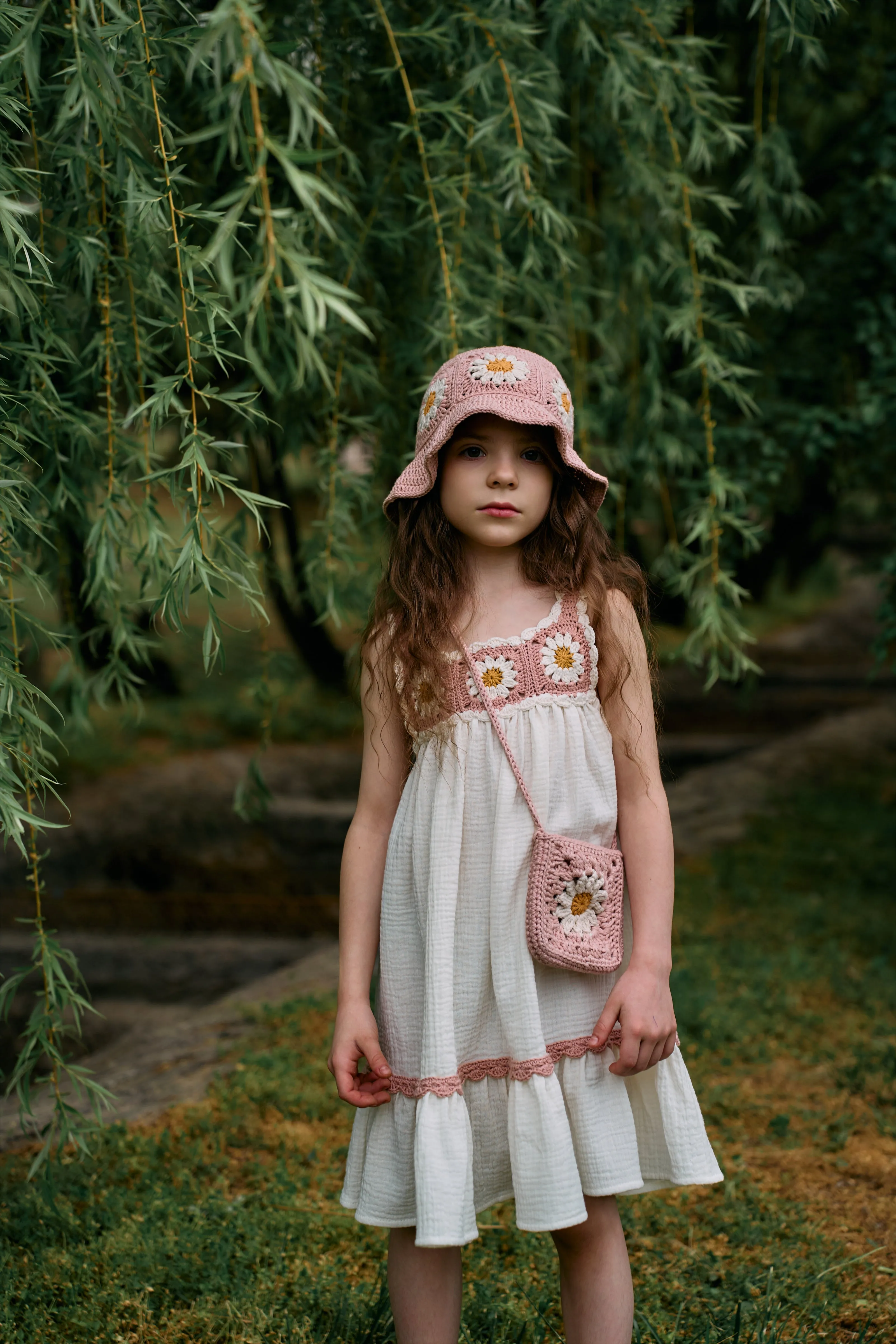 Daisy Dress | Powder pink | In Stock (4-5 y)