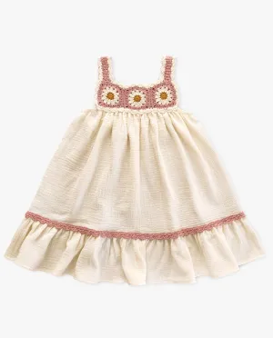 Daisy Dress | Powder pink | In Stock (4-5 y)