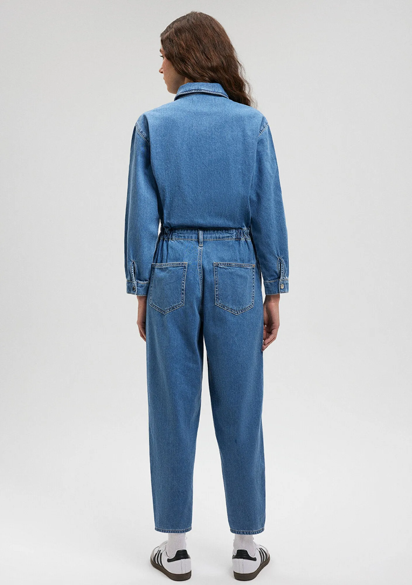 Deborah Indigo Denim Jean Overalls