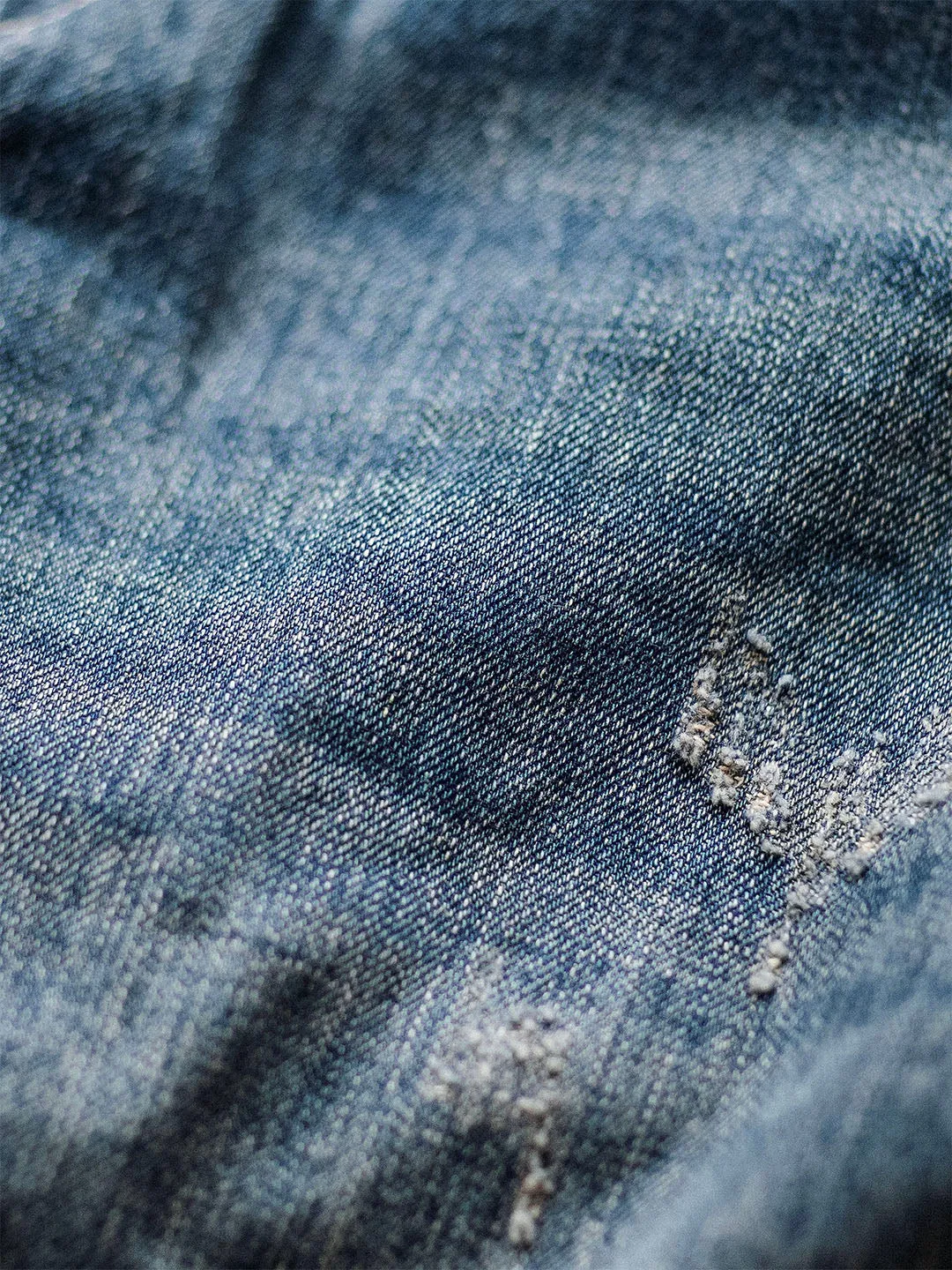 Denim Dungarees in a Used Look for Men