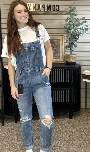 Denim Overalls
