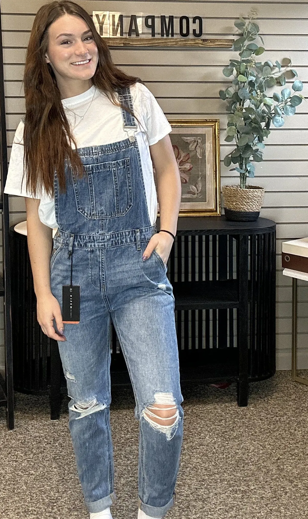 Denim Overalls