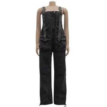 Denim Overalls