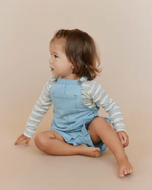 DEREKSB OVERALLS - Blue denim Stripe