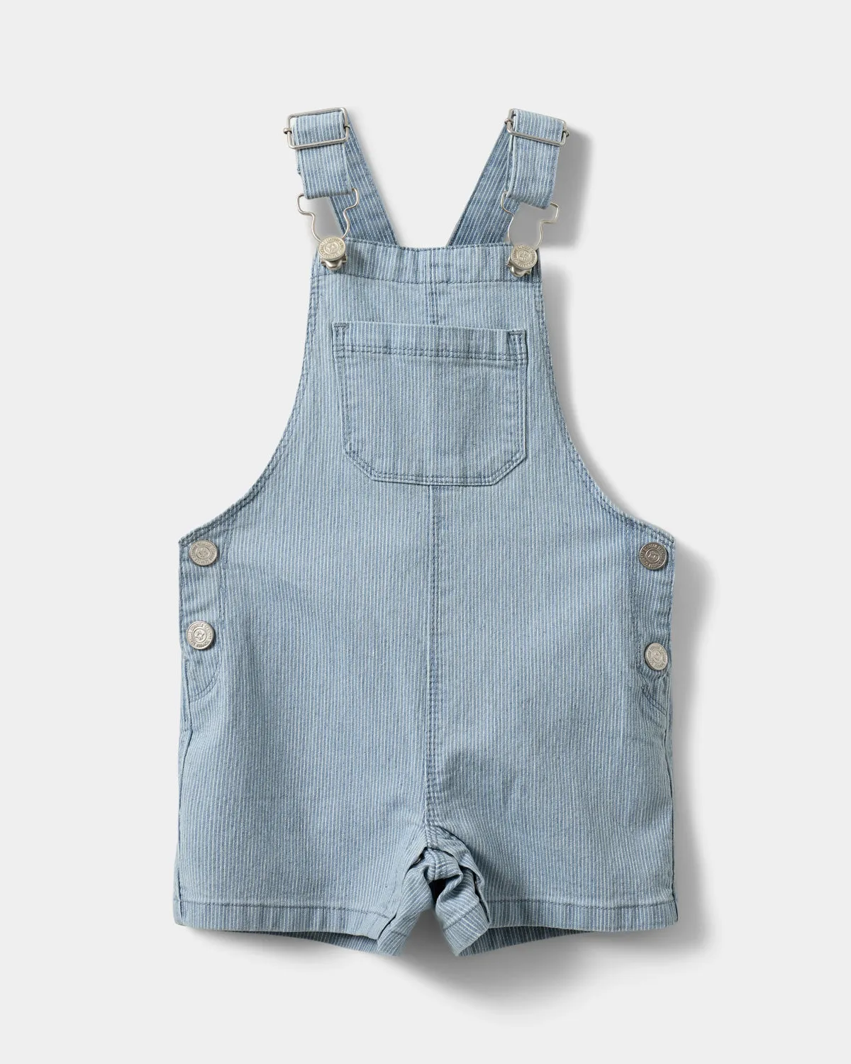 DEREKSB OVERALLS - Blue denim Stripe